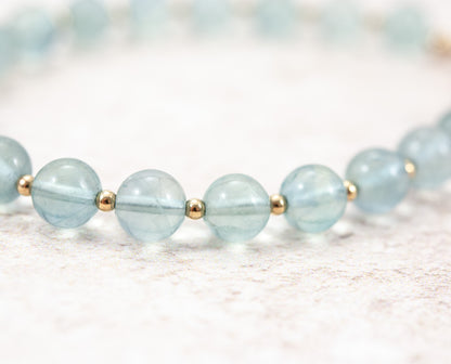 Blue Fluorite Rare Gemstone Bracelet