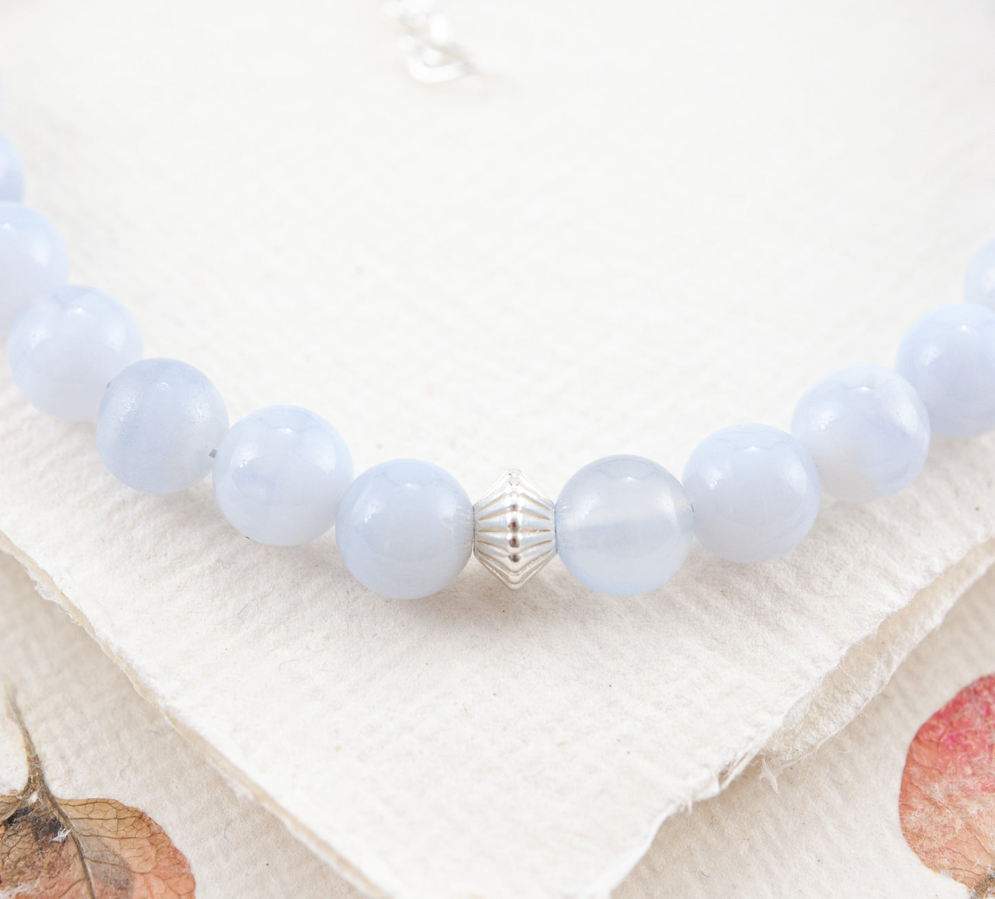 Blue Lace Agate Gemstone Bracelet