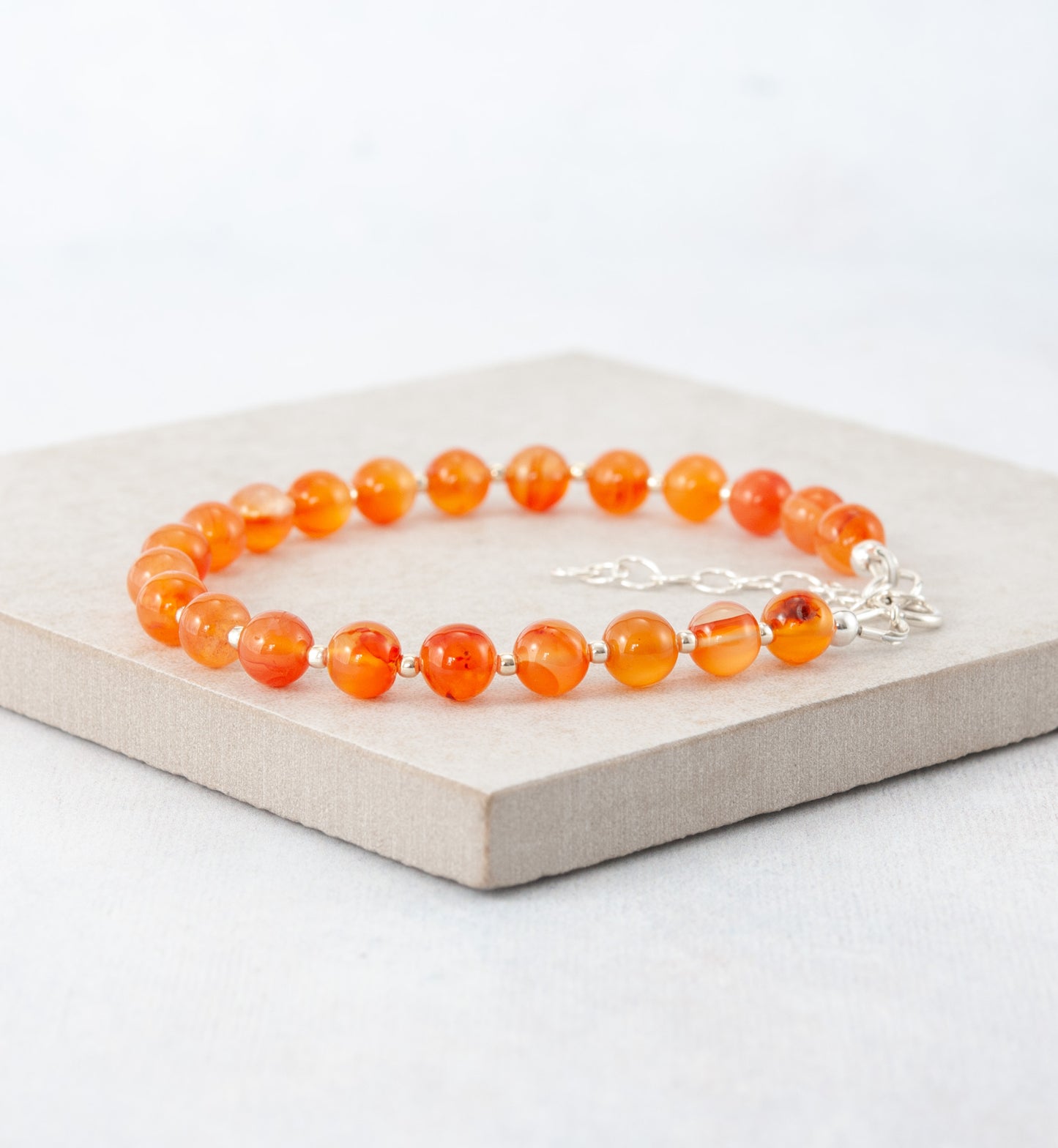 Carnelian Gemstone Bracelet