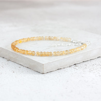 Citrine Ombre Gemstone Bracelet