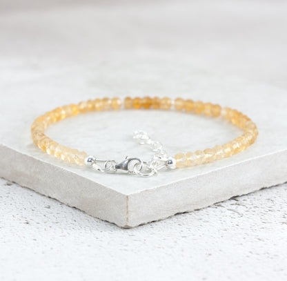 Citrine Ombre Gemstone Bracelet