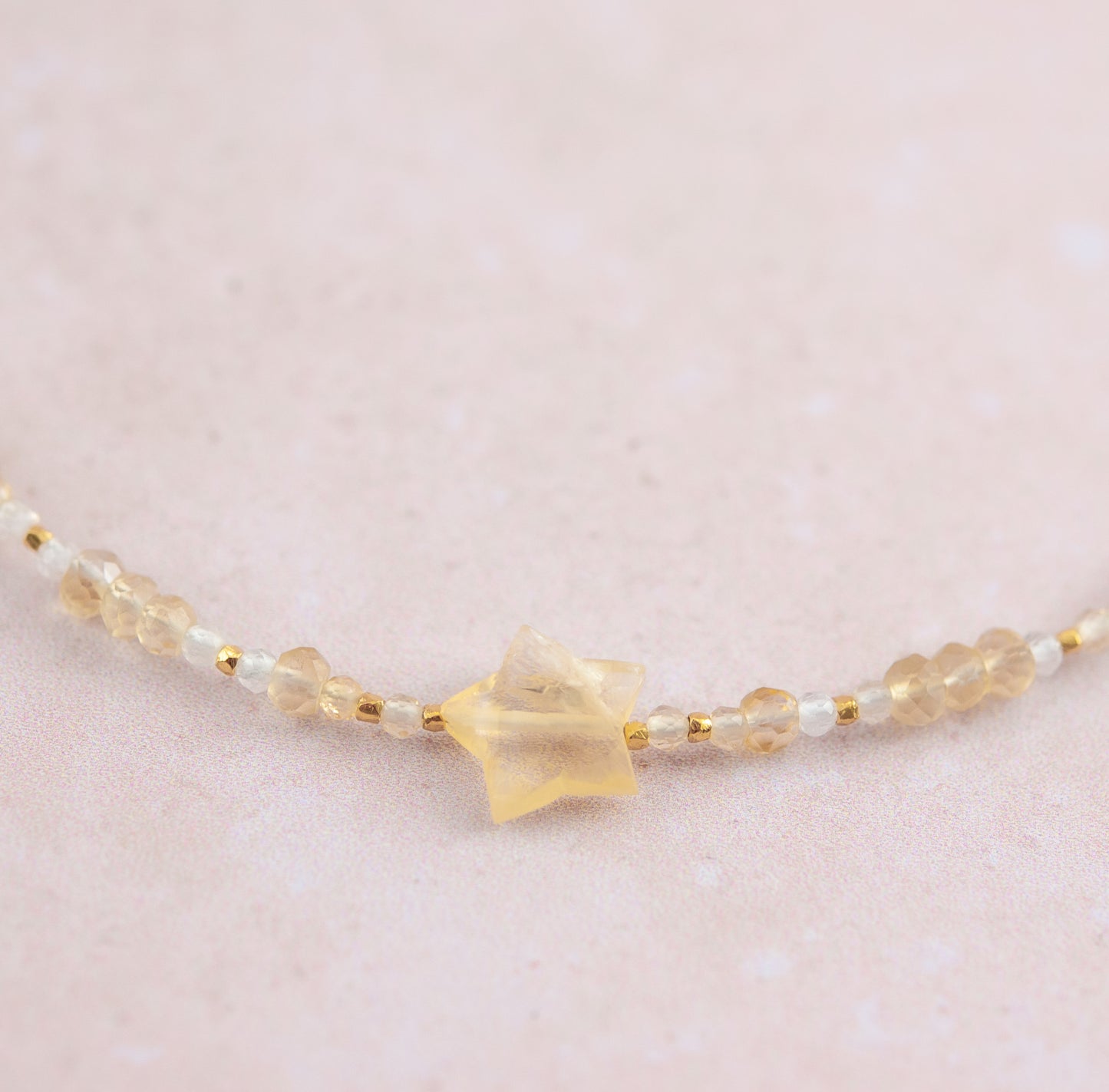 Citrine Star Necklace