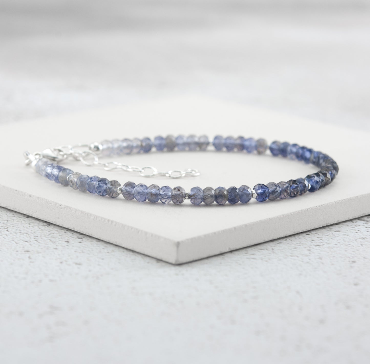 Iolite Gemstone Bracelet