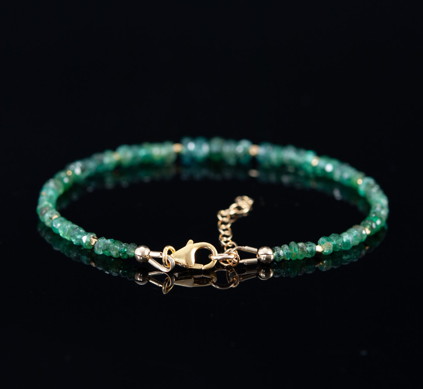 Emerald Gemstone Bracelet