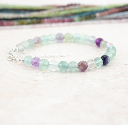 Fluorite Gemstone Bracelet