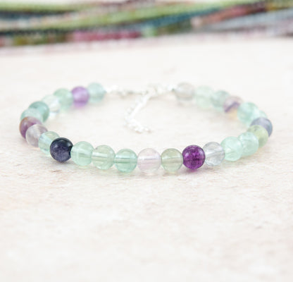 Fluorite Gemstone Bracelet