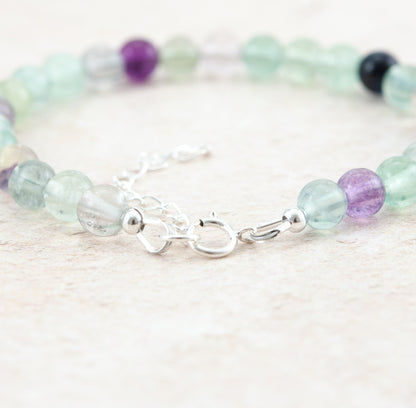 Fluorite Gemstone Bracelet