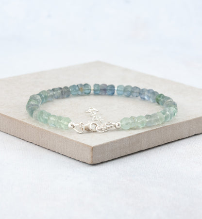 Fluorite Ombre Gemstone Bracelet