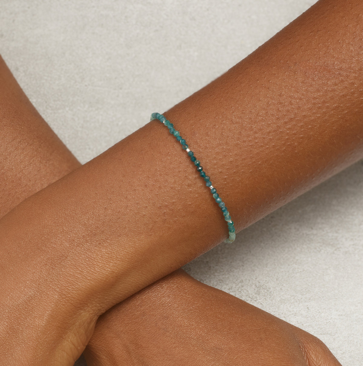 Dainty Grandidierite Gemstone Bracelet