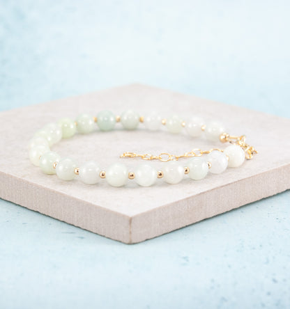 Jadeite Gemstone Bracelet