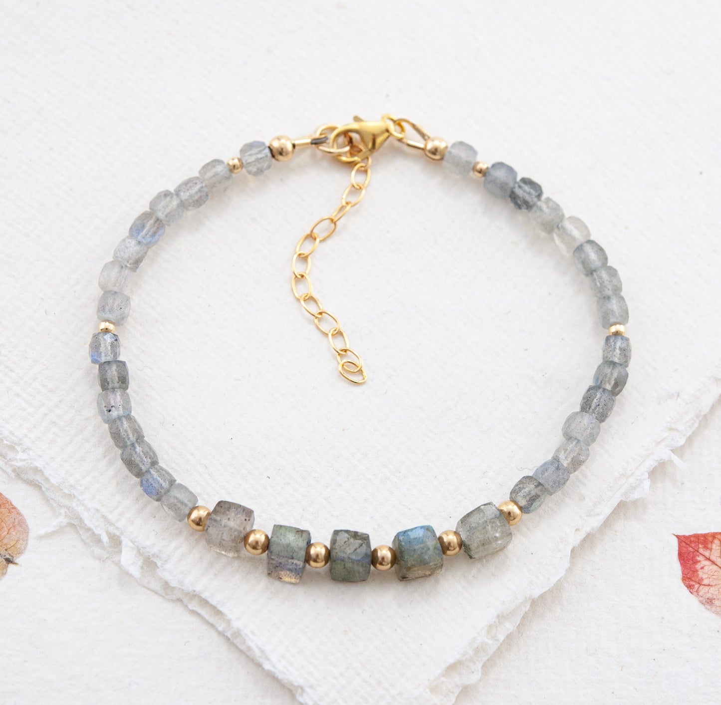 Labradorite Cube Bracelet