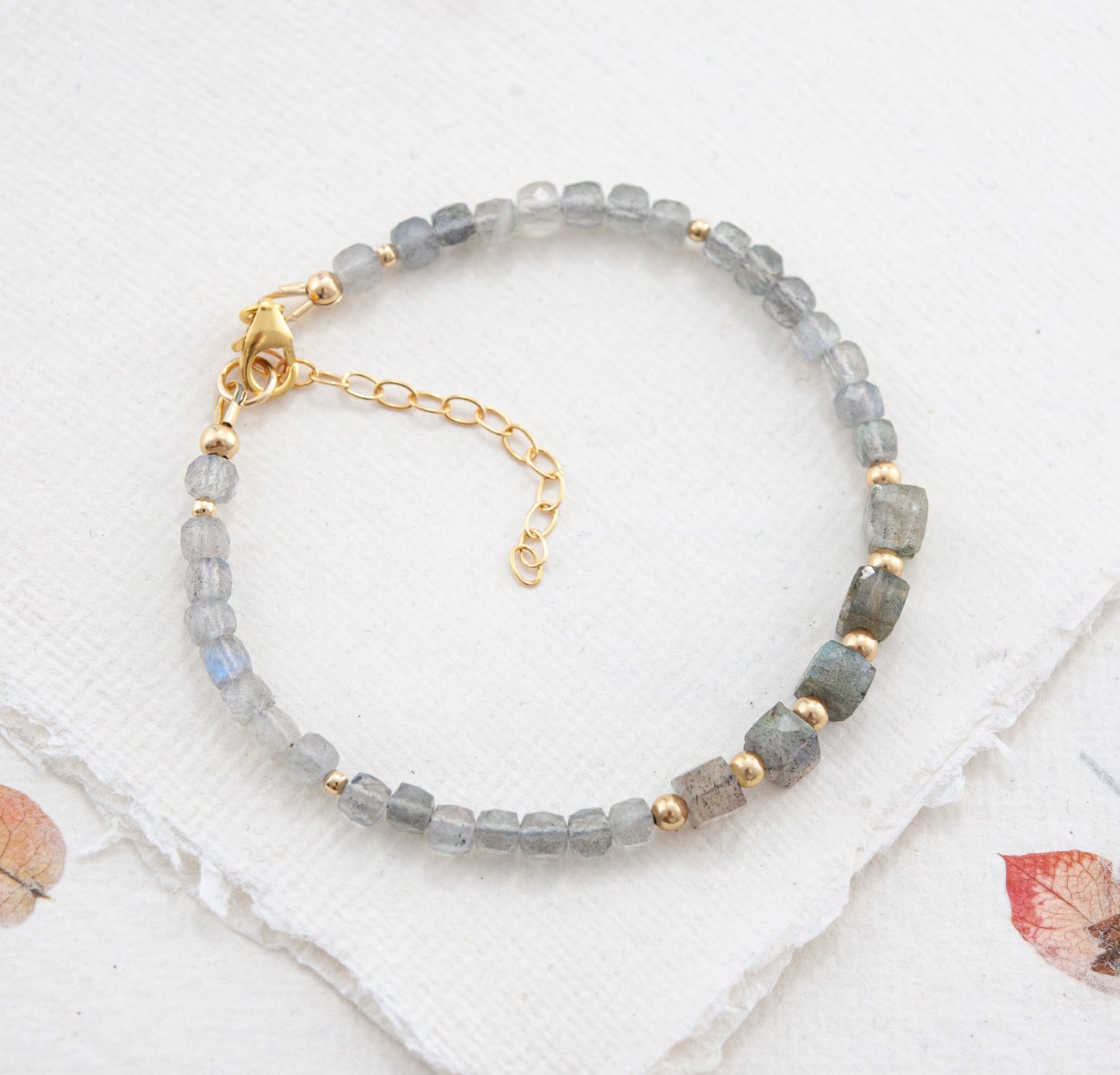 Labradorite Cube Bracelet