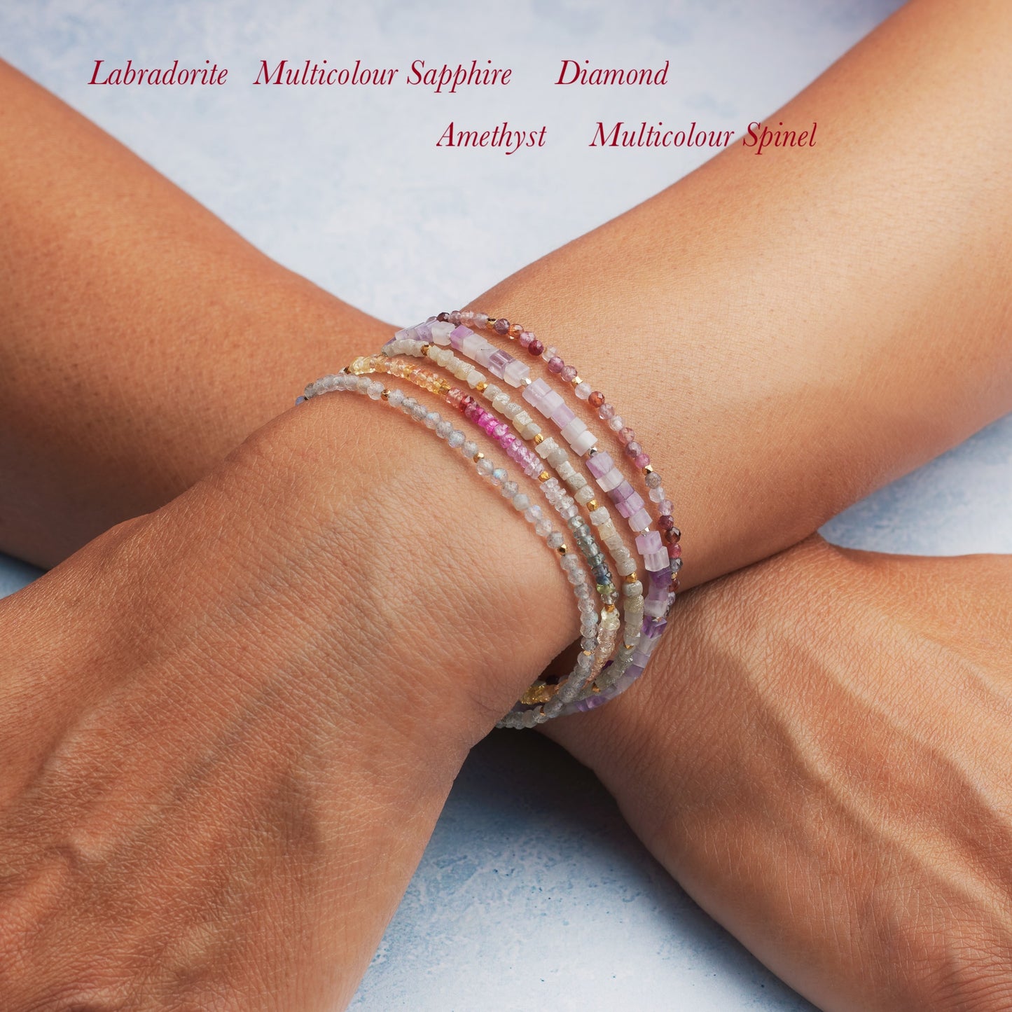 Multicolour Spinel Dainty Gemstone Bracelet