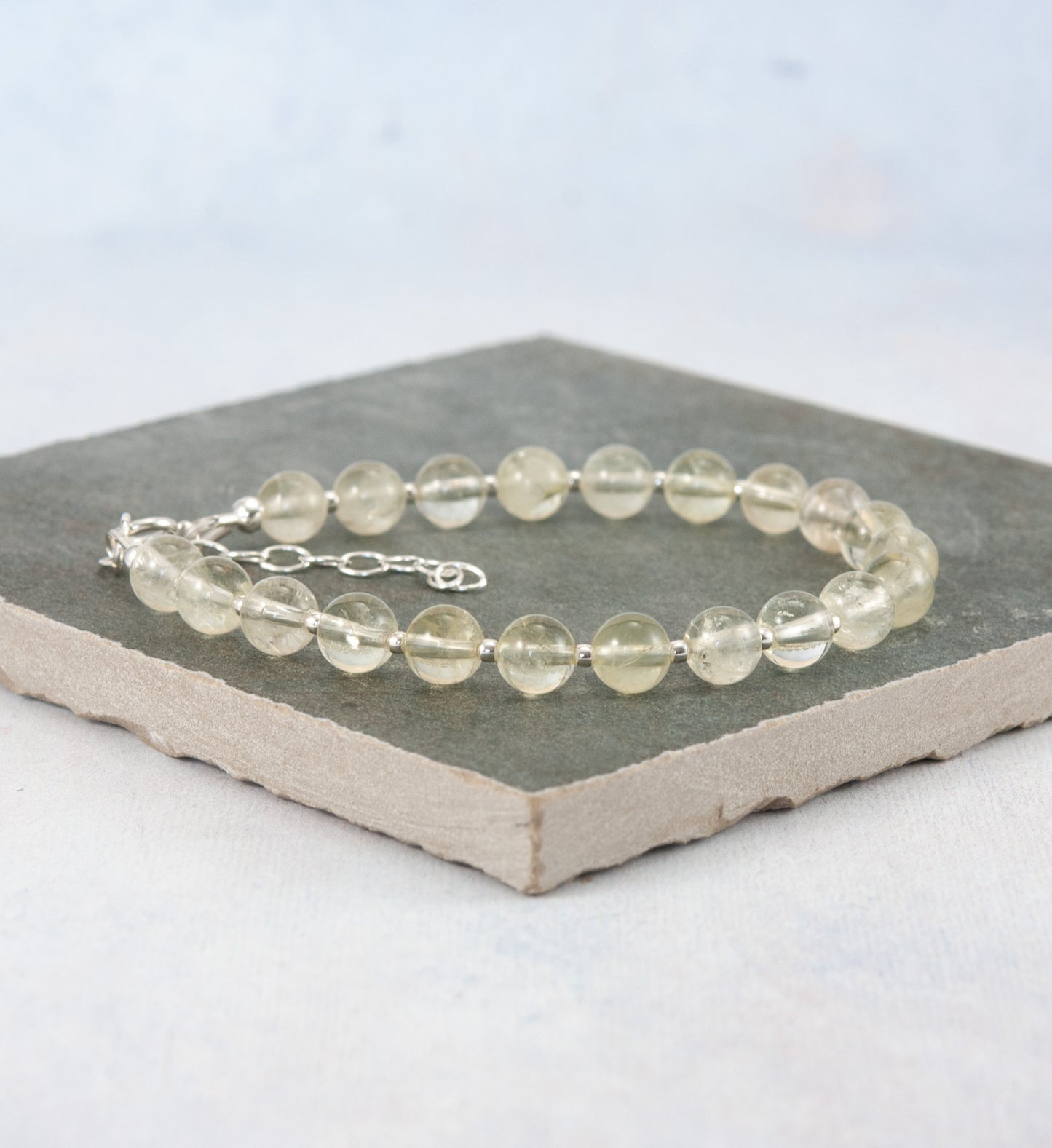 Lemon Quartz Gemstone Bracelet