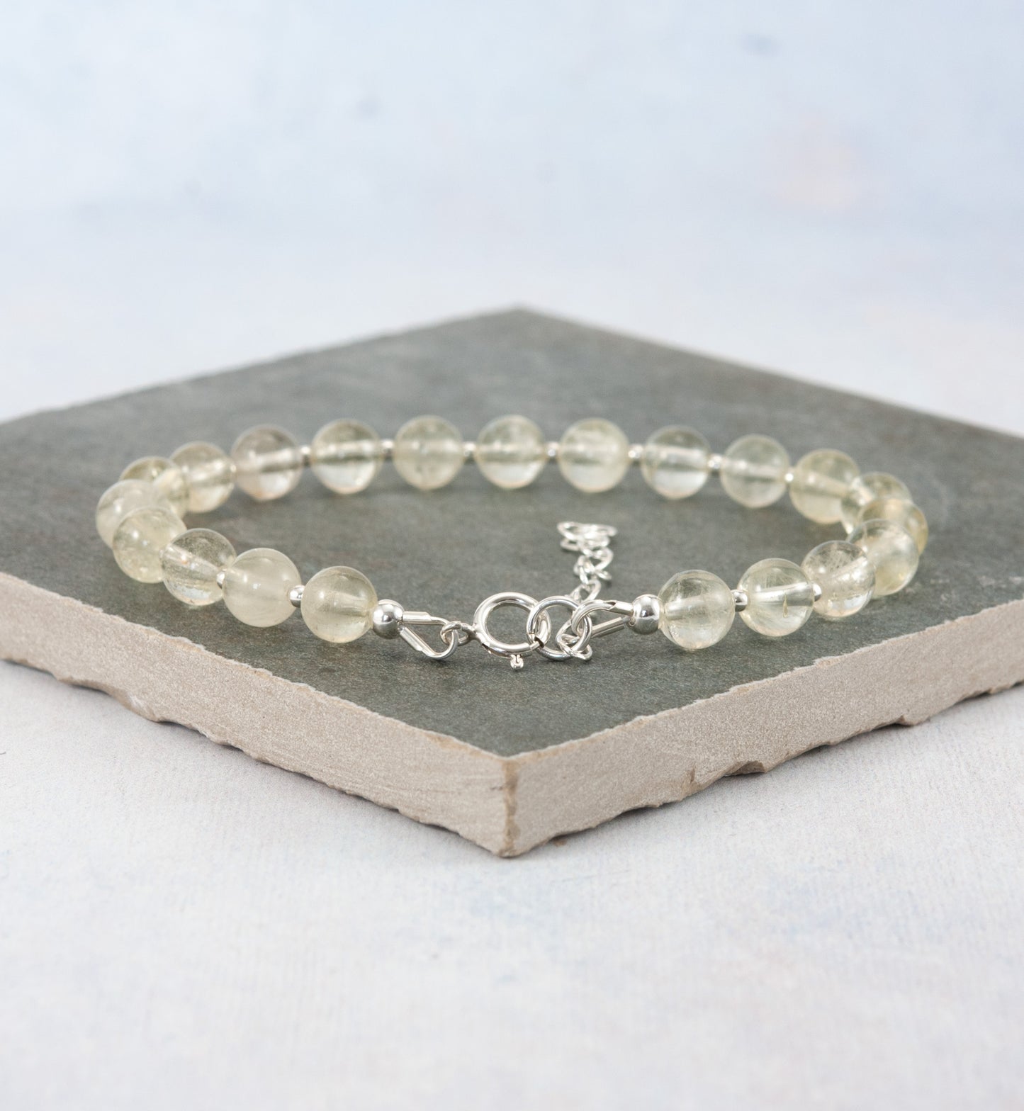 Lemon Quartz Gemstone Bracelet