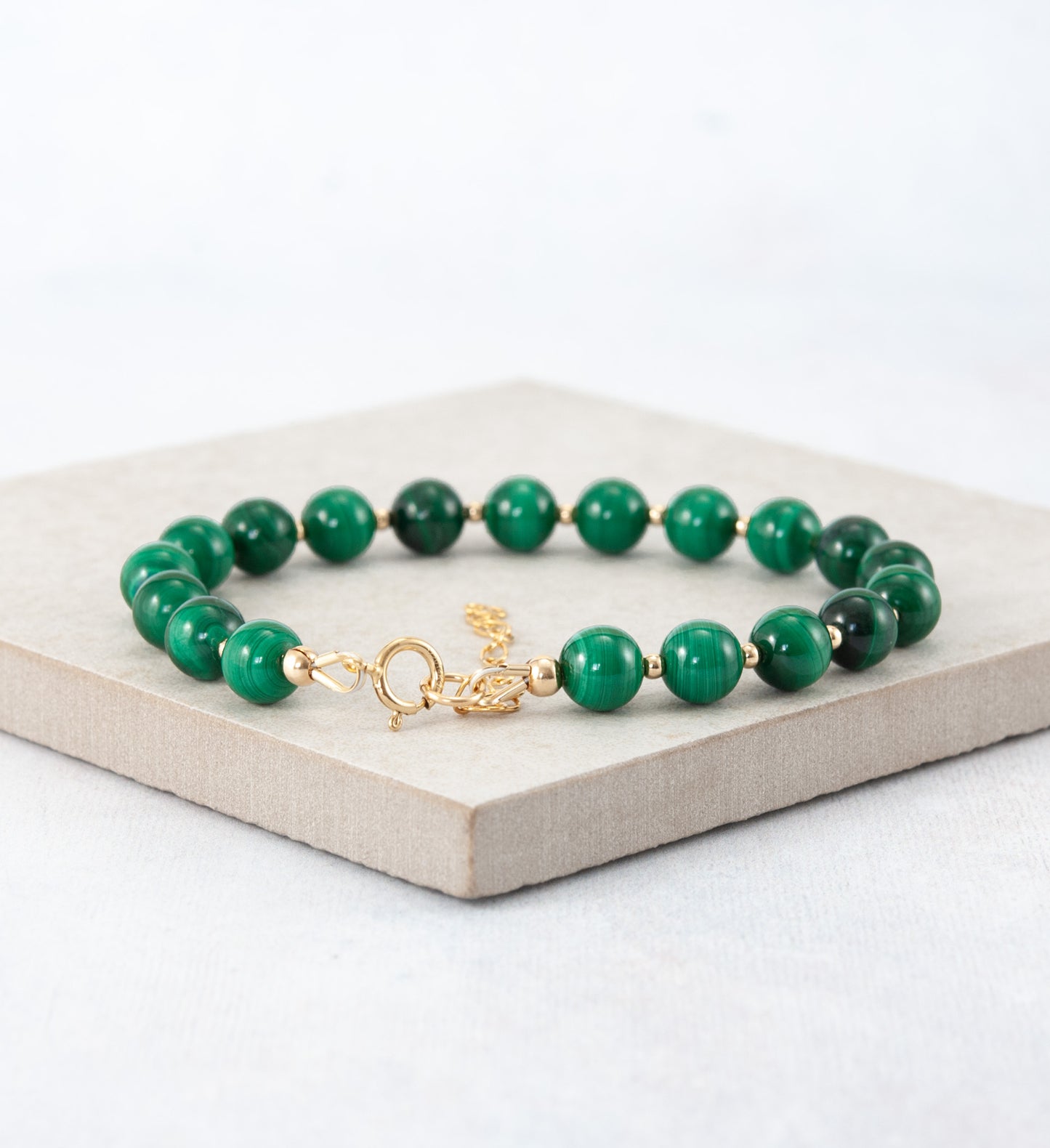 Malachite Gemstone Bracelet