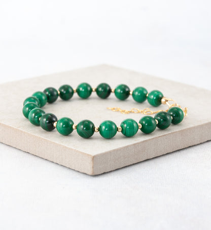Malachite Gemstone Bracelet