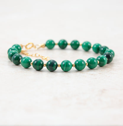 Malachite Gemstone Bracelet