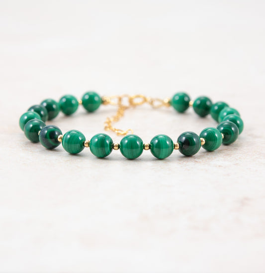 Malachite Gemstone Bracelet