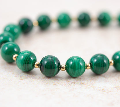 Malachite Gemstone Bracelet