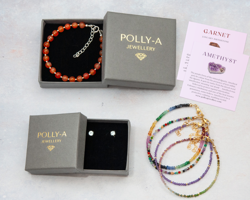 Dainty Auralite 23 Gemstone Bracelet