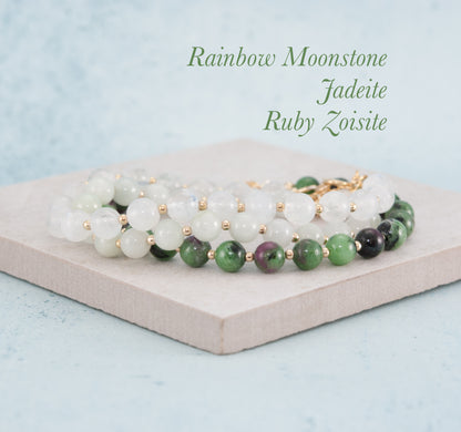 Jadeite Gemstone Bracelet