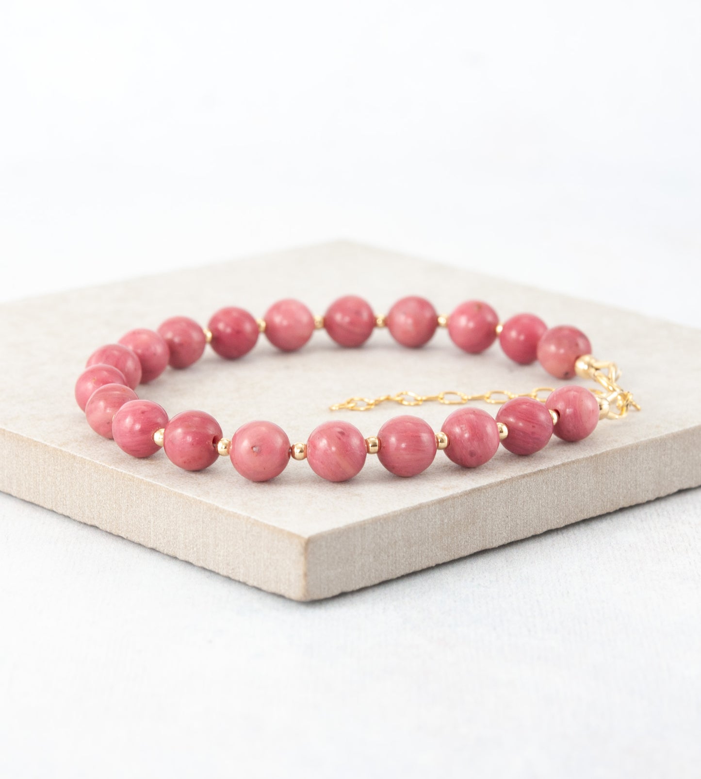 Rhodonite Gemstone Bracelet