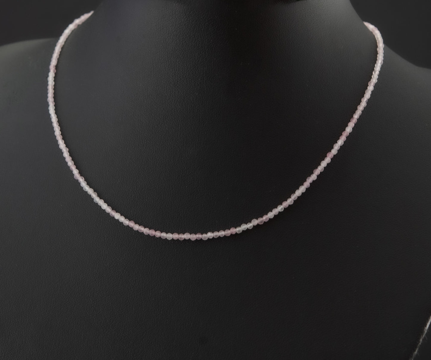 Dainty Rose Quartz Gemstone Necklace