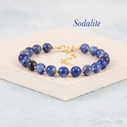 Sodalite Gemstone Bracelet (Grade A)