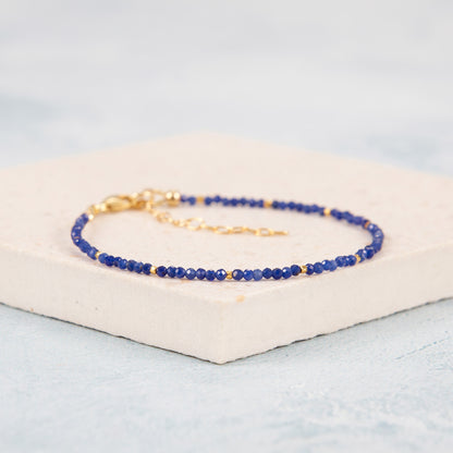 Sodalite Dainty Gemstone Bracelet (AAA Grade)