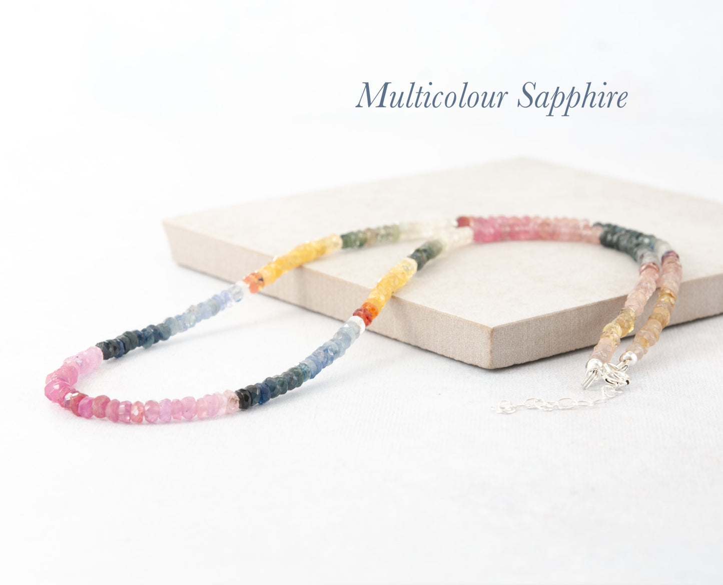Multicolour Sapphire Necklace (One Of A Kind)