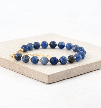 Sodalite Gemstone Bracelet (Grade A)