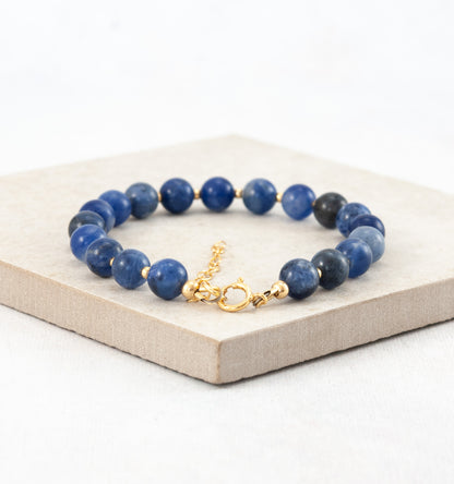 Sodalite Gemstone Bracelet (Grade A)