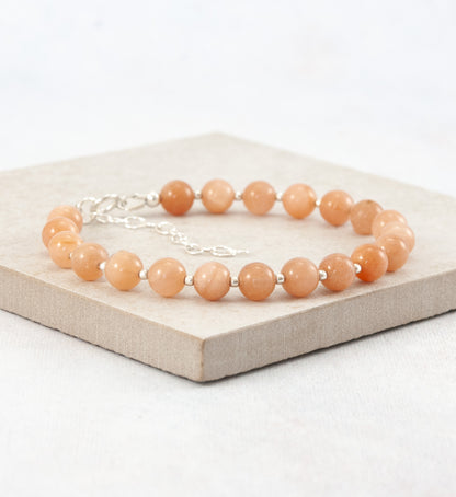Sunstone Gemstone Bracelet