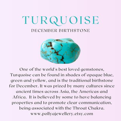 Dainty Turquoise Gemstone Bracelet