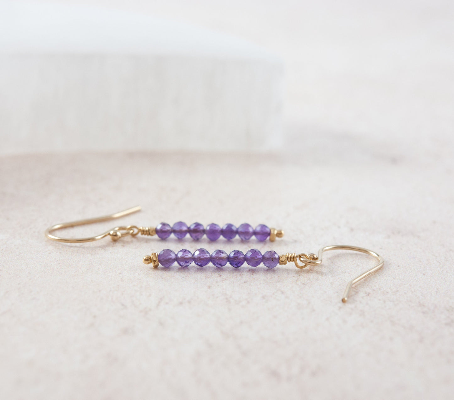 Dainty Amethyst Gemstone Necklace
