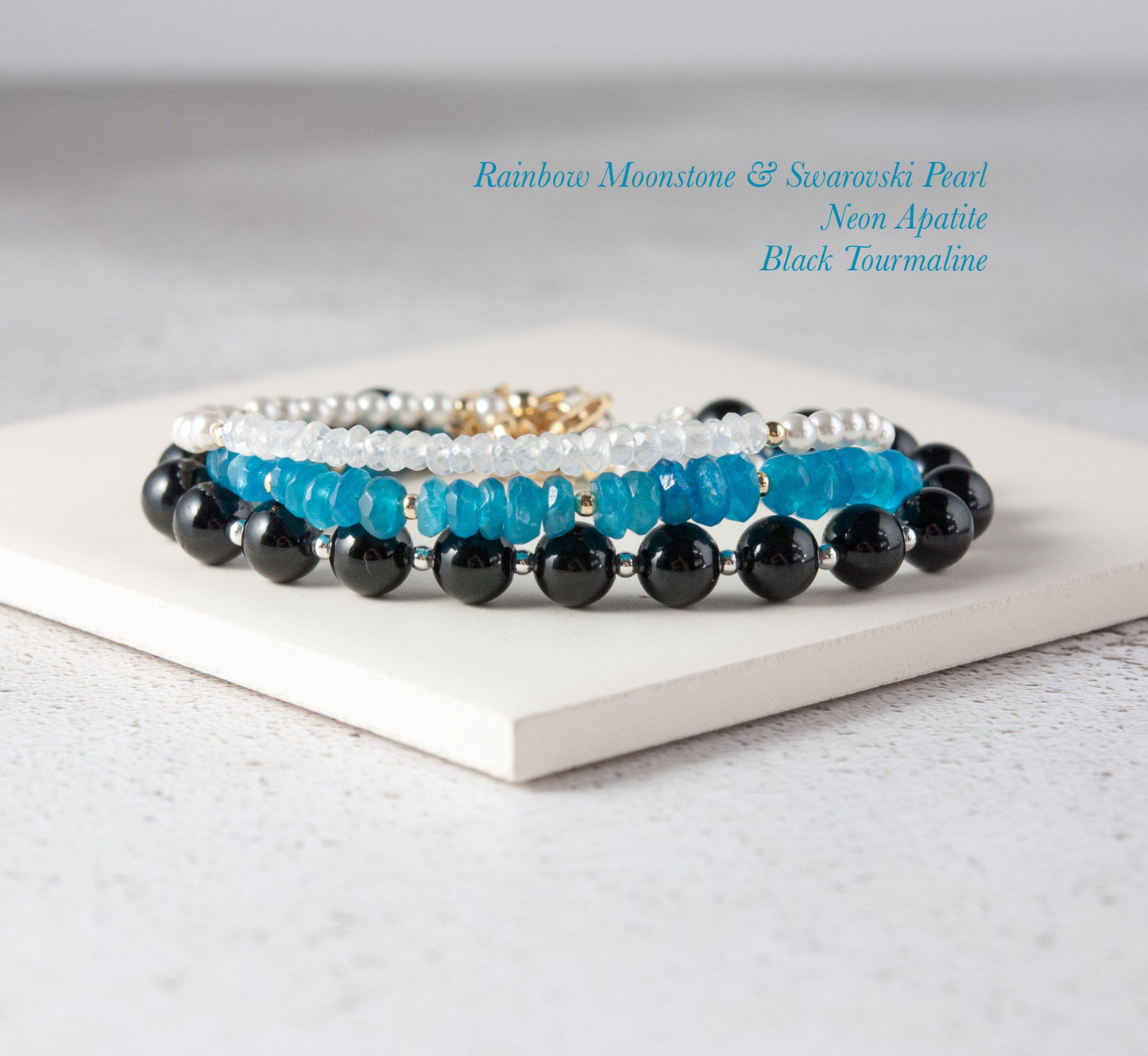 Black Tourmaline Gemstone Bracelet