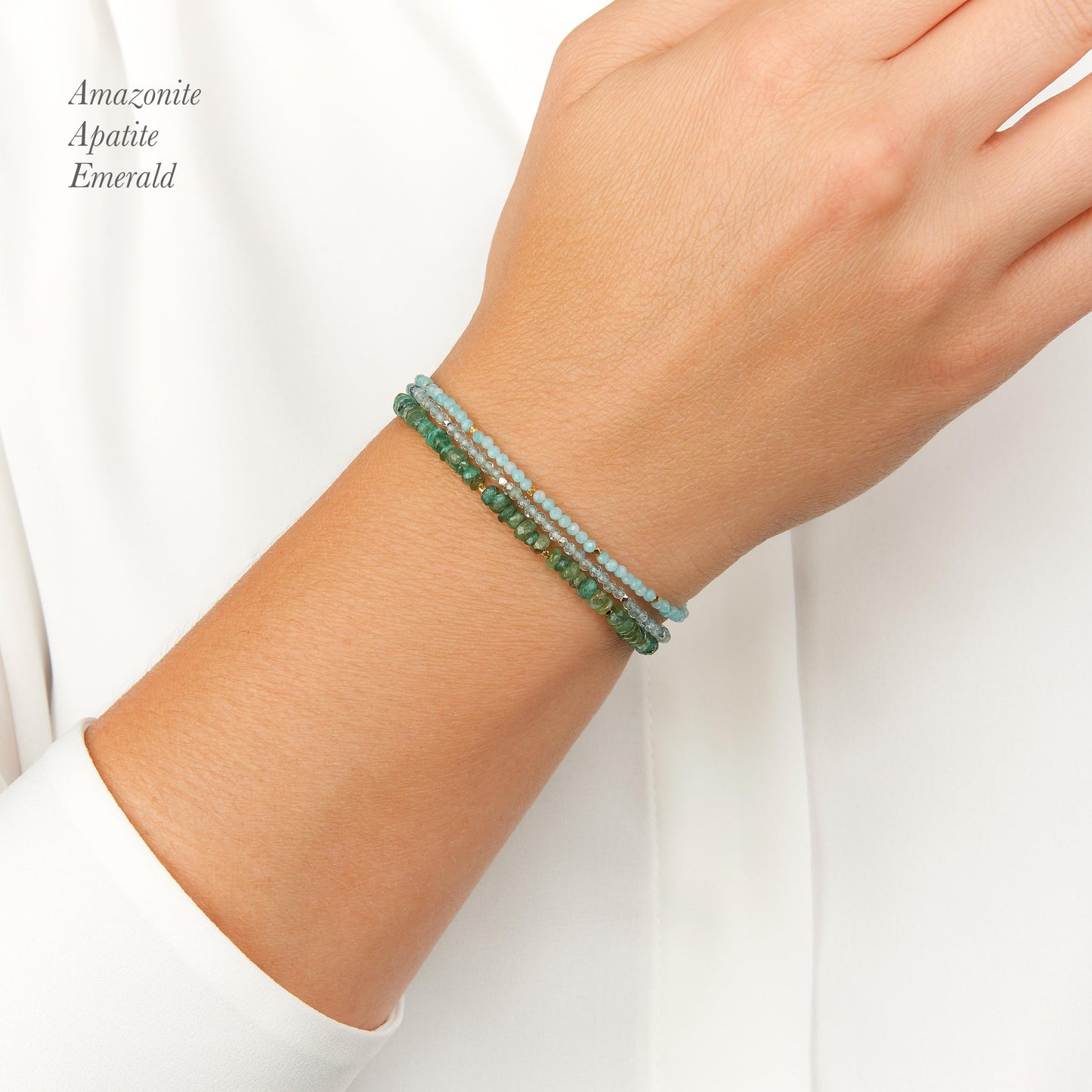 Emerald Gemstone Bracelet