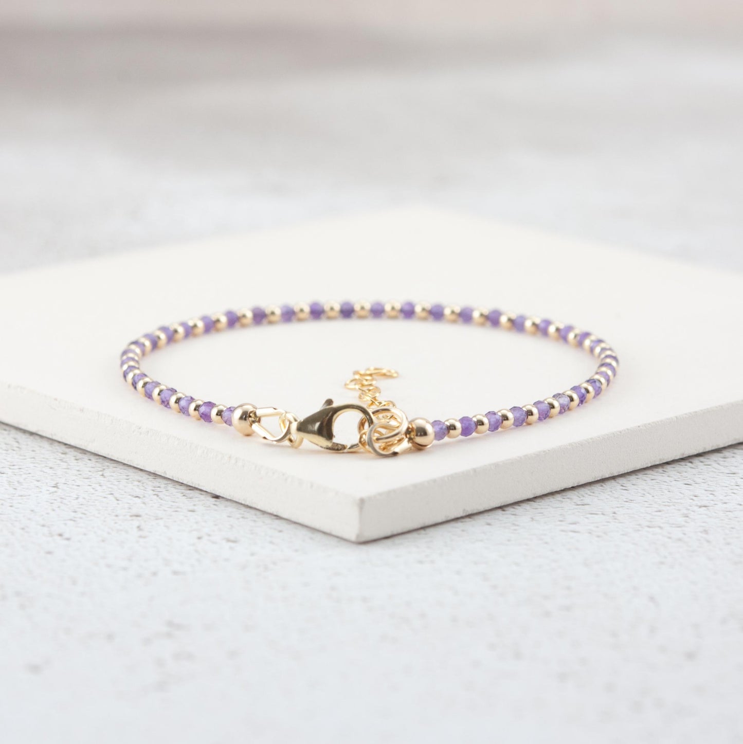Dainty Amethyst Bracelet
