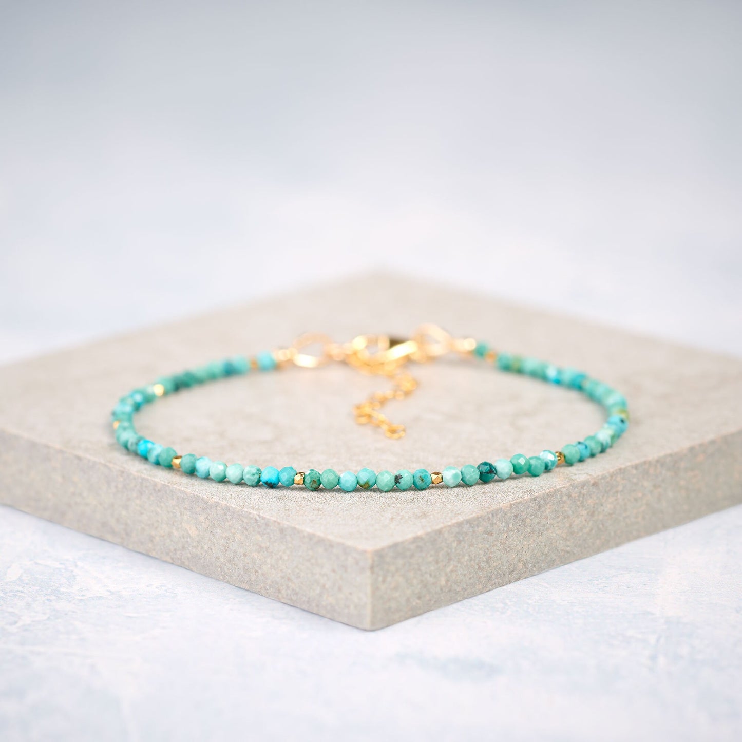 Dainty Turquoise Gemstone Necklace
