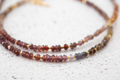 Dainty Tunduru Sapphire Gemstone Necklace