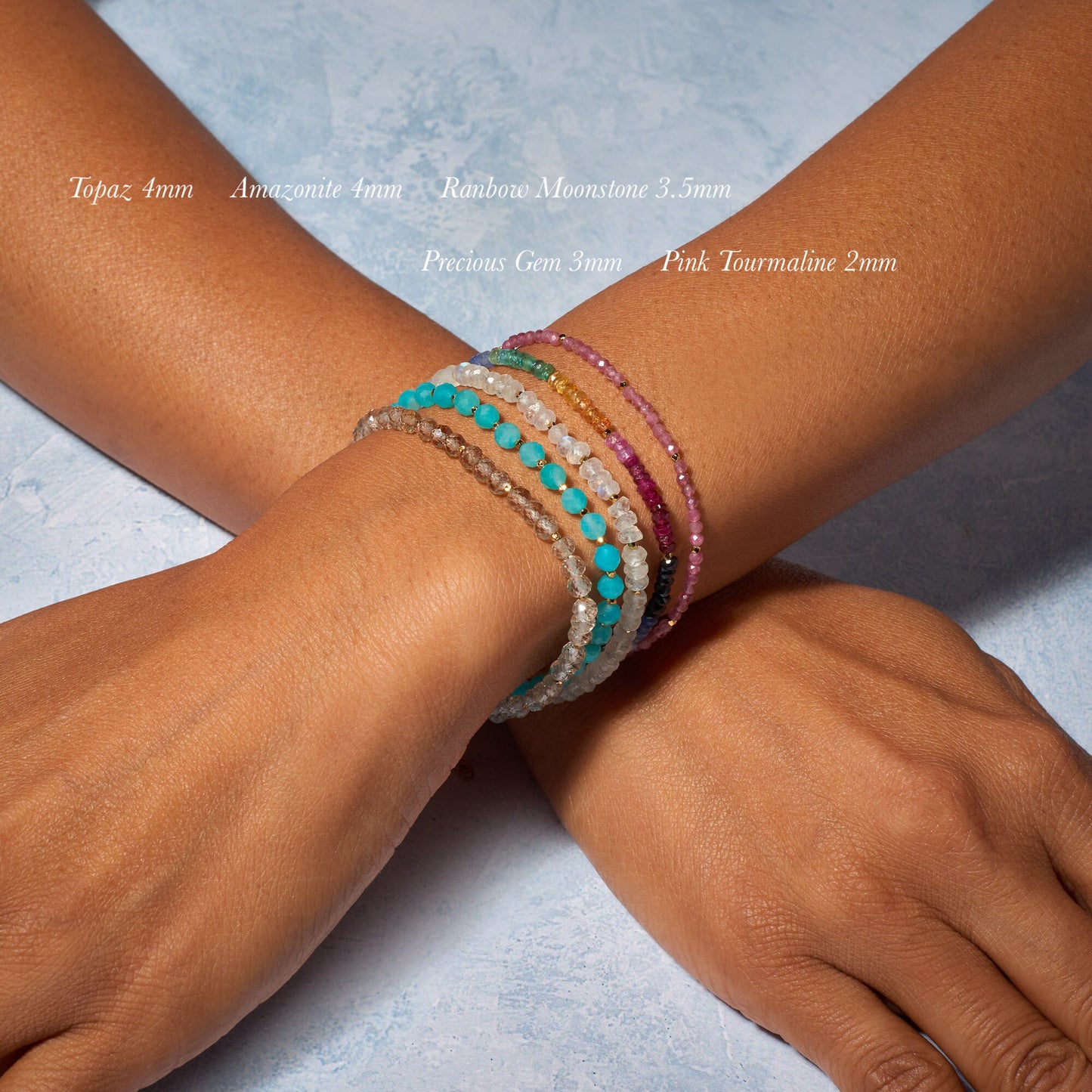 Dainty Precious Gemstone Bracelet (Ruby, Emerald and Blue, Pink & Yellow Sapphire)