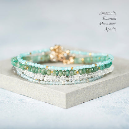 Amazonite Dainty Gemstone Bracelet