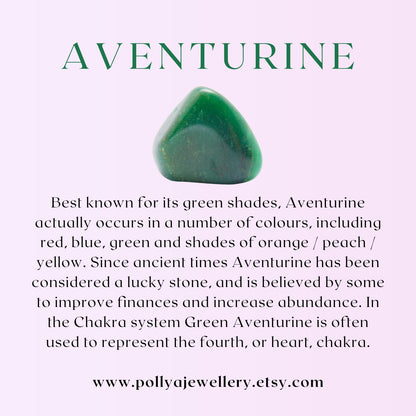 Dainty Green Aventurine Gemstone Bracelet
