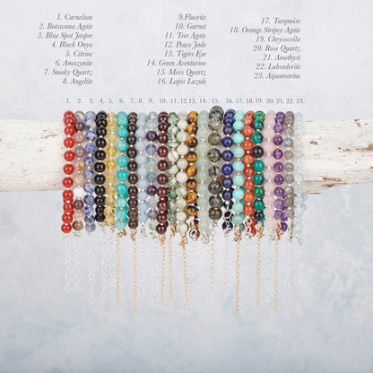 Blue Spot Jasper Gemstone Bracelet