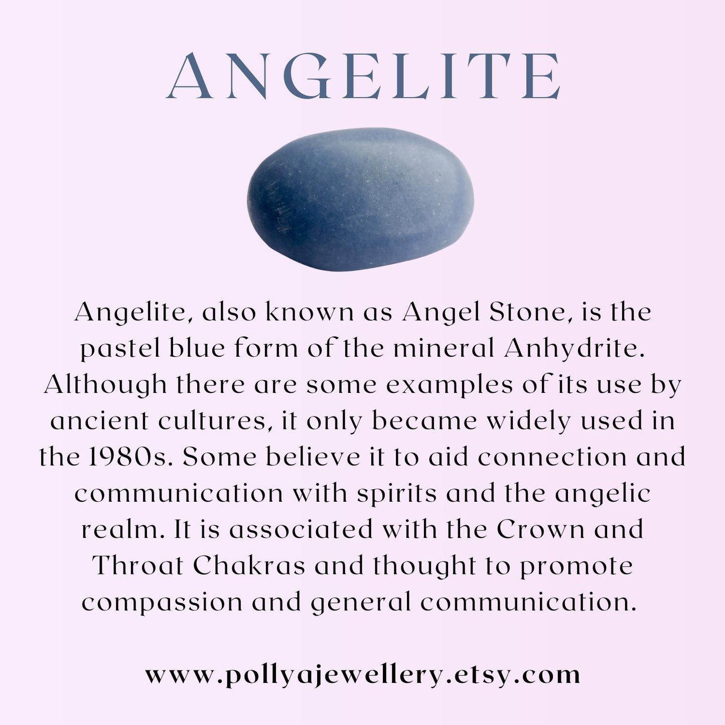 Angelite Gemstone Bracelet