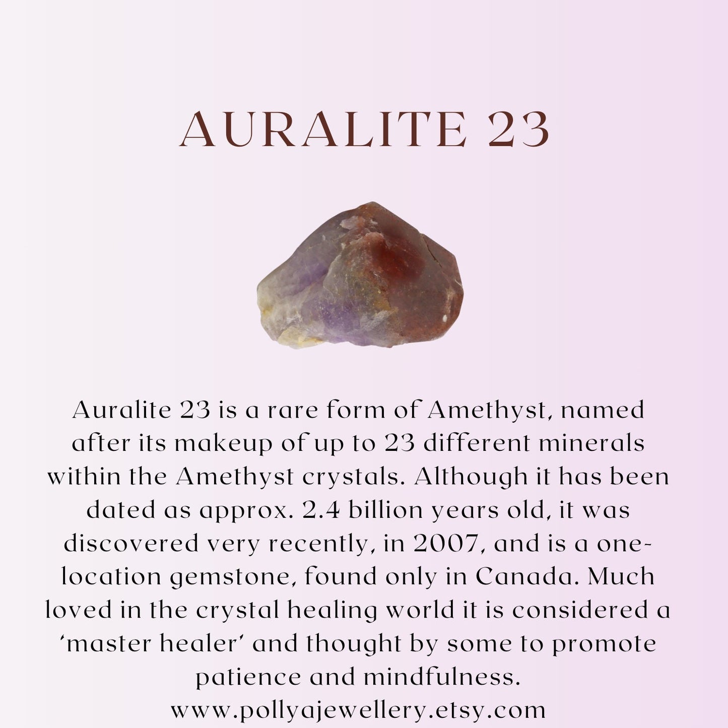 Dainty Auralite 23 Gemstone Bracelet