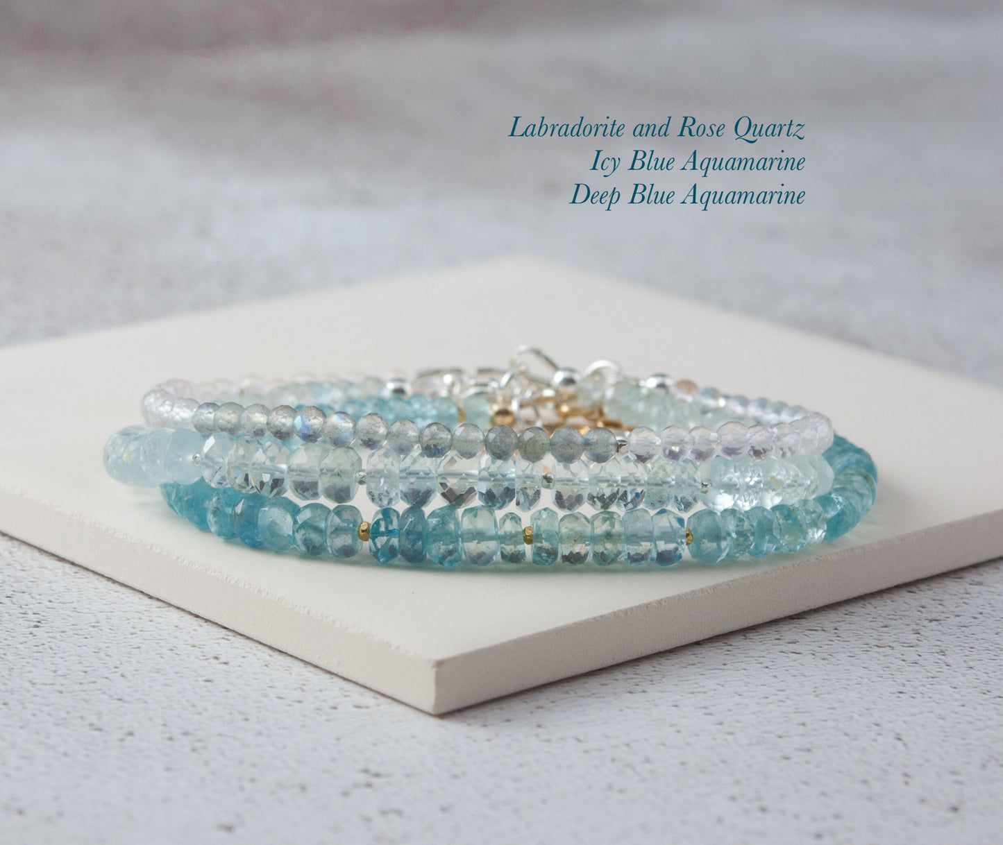 Aquamarine Gemstone Bracelet