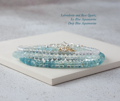 Aquamarine Gemstone Bracelet