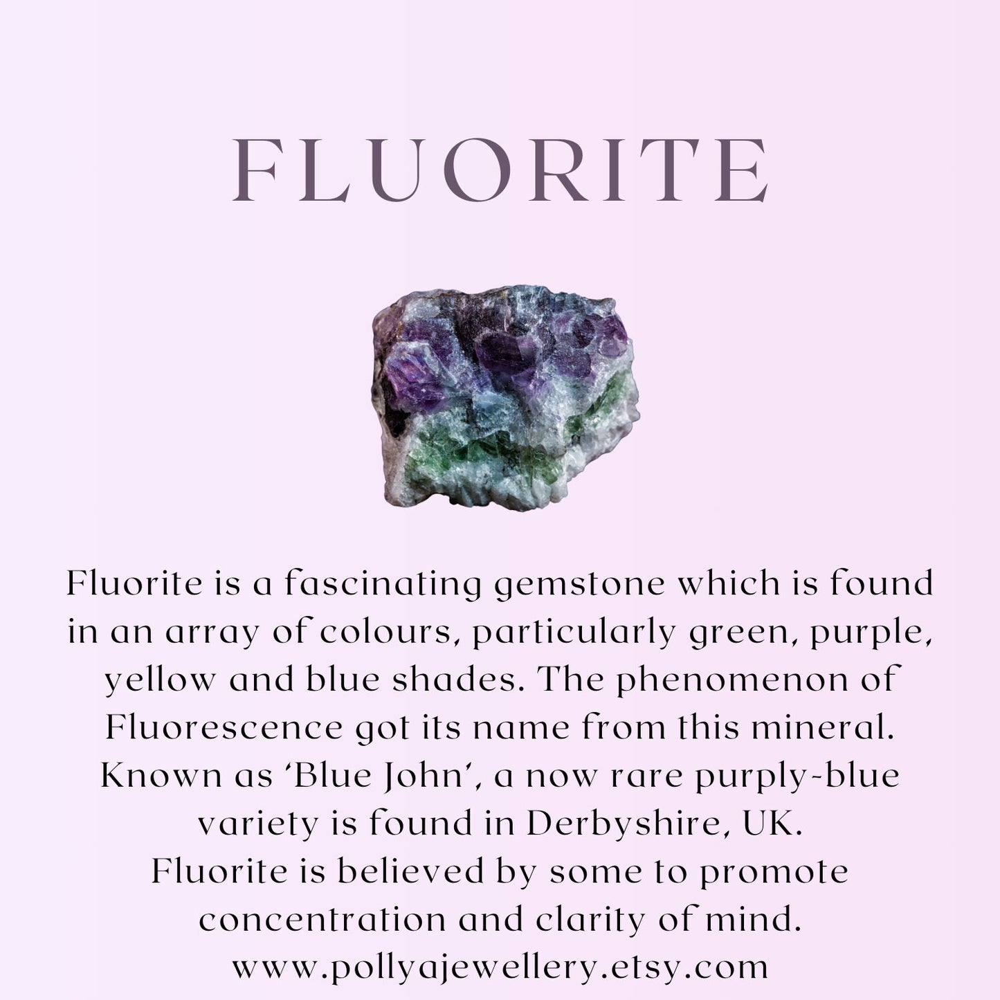 Dainty Fluorite Gemstone Bracelet (AAA Grade)